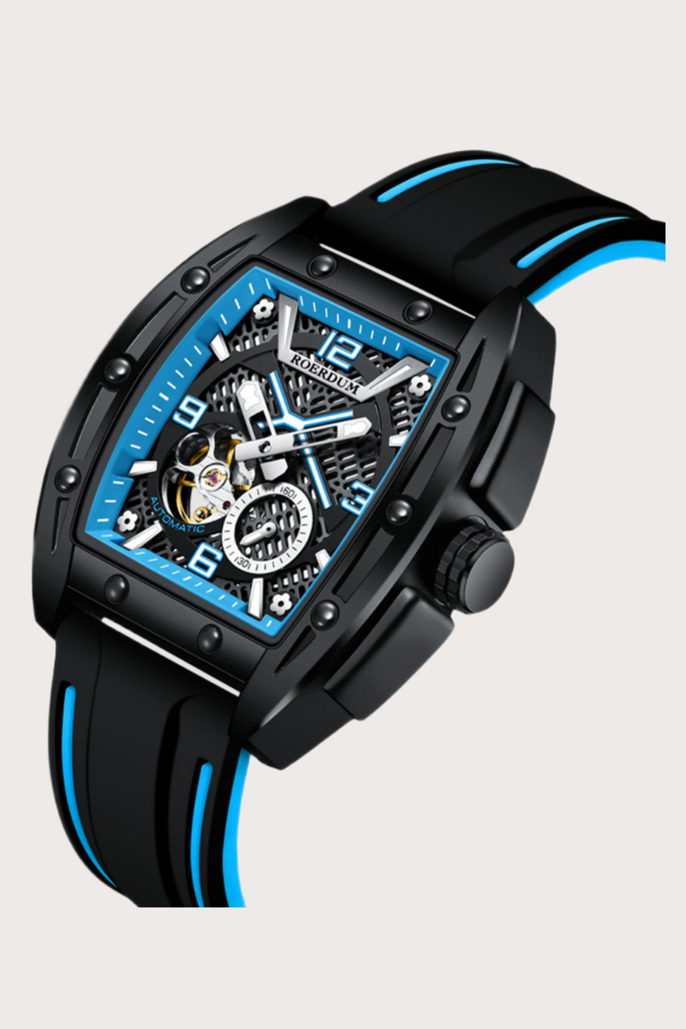 Windstorm | Black Blue Fully Automatic Watch| A Roerdum Edition