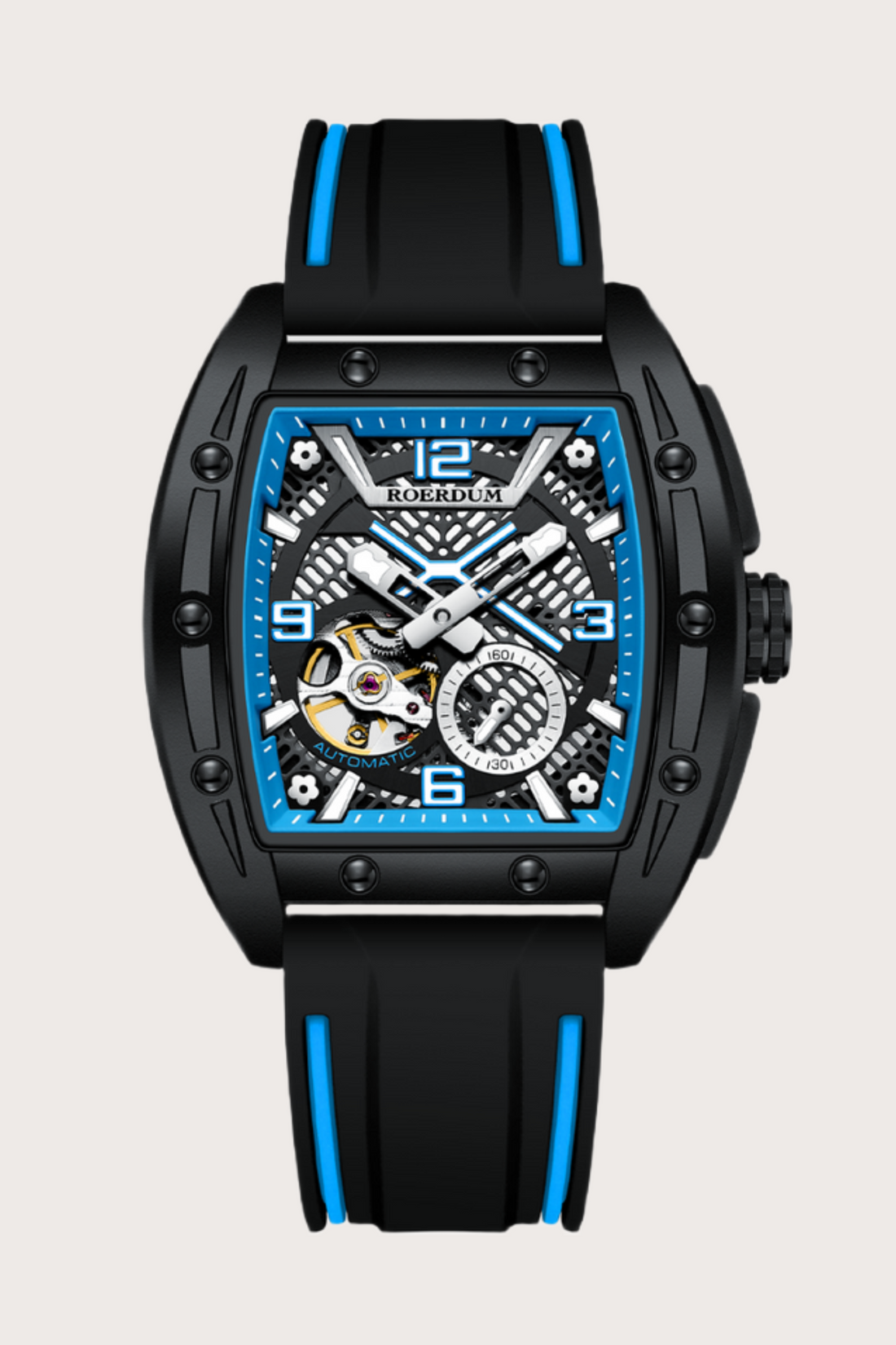 Windstorm | Black Blue Fully Automatic Watch| A Roerdum Edition