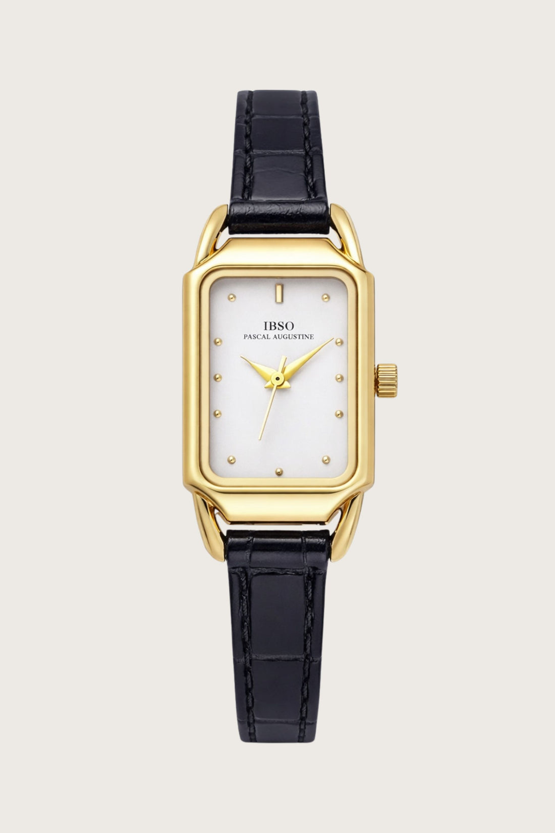Elysian Gold | Black White  Quartz Watch | IBSO Edition - (ZIVREELBLK0067)