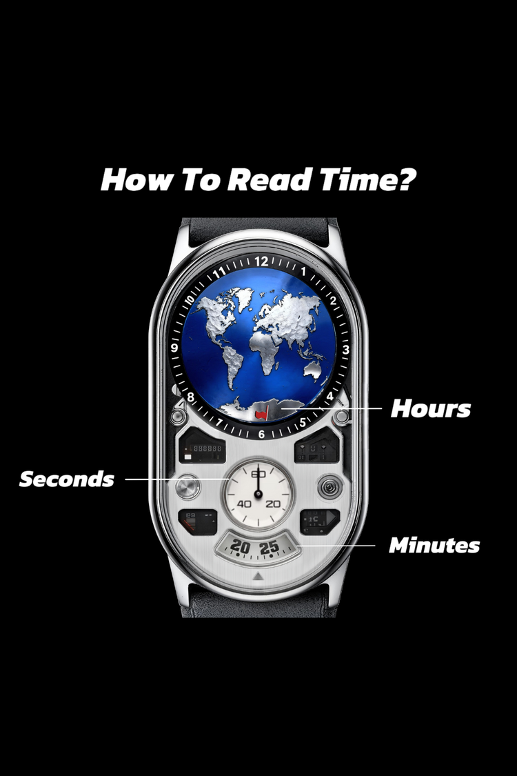 Luxury Earth Atlas Global Dashboard Limited Edition Watch