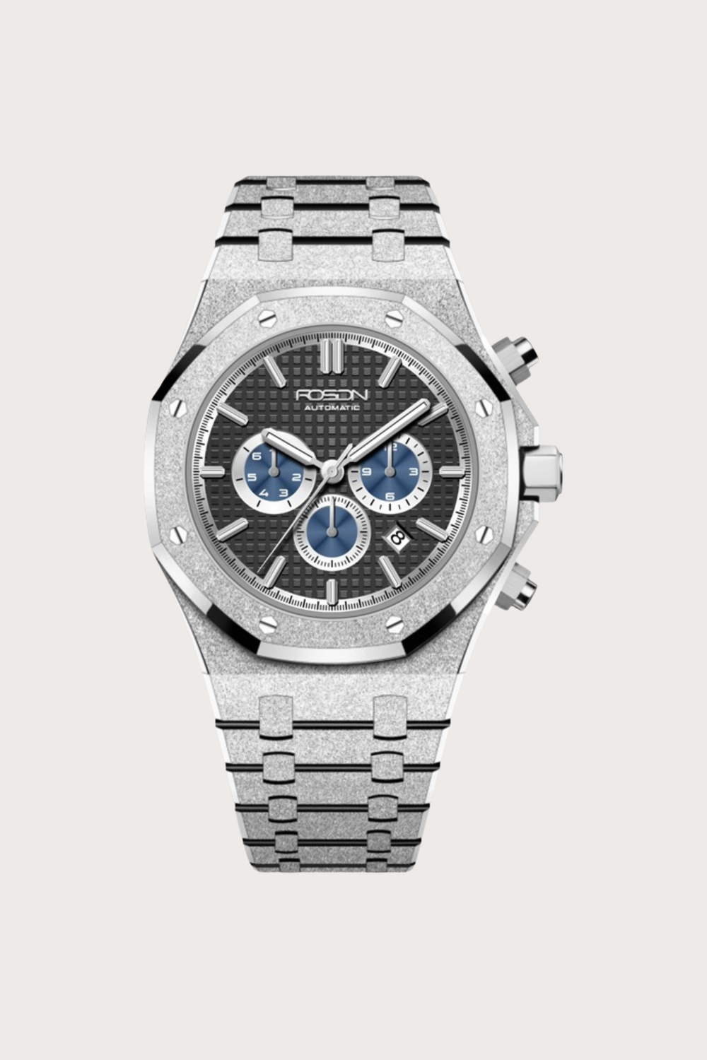 Rosdn G2221 PANTONE 647 C – Black Automatic Mechanical Watch