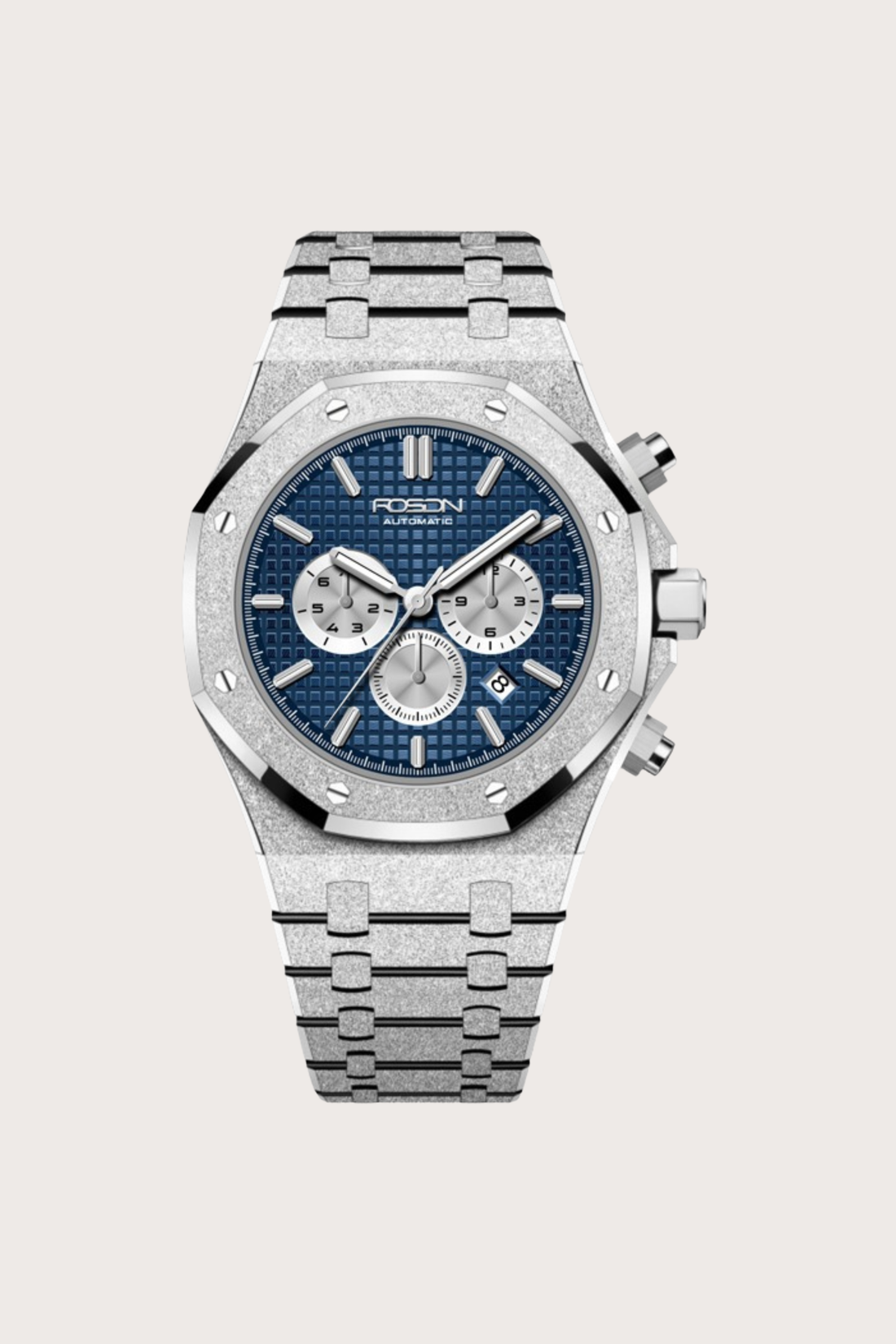 Rosdn G2221 PANTONE 647 C – Light Blue Automatic Mechanical Watch - (ZIVPERDSLVBLU0098)