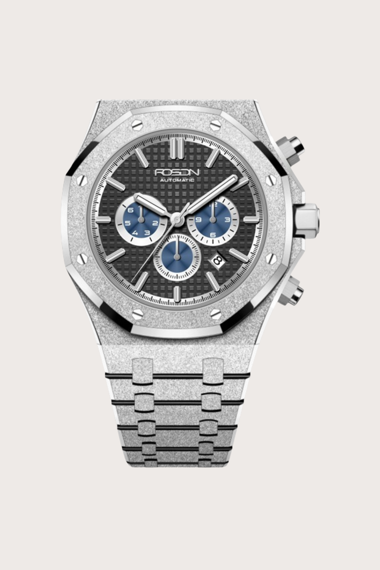 Rosdn G2221 PANTONE 647 C – Black Automatic Mechanical Watch