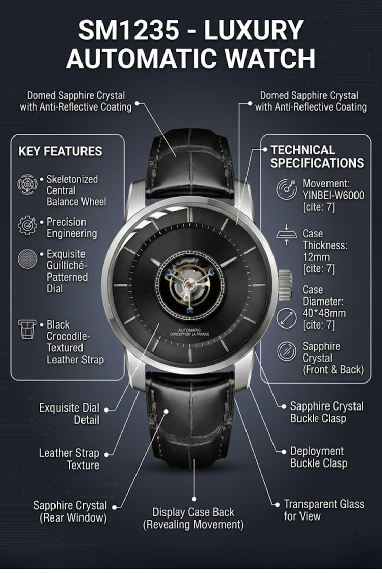 Skeleton Balance Wheel Prestige Watch