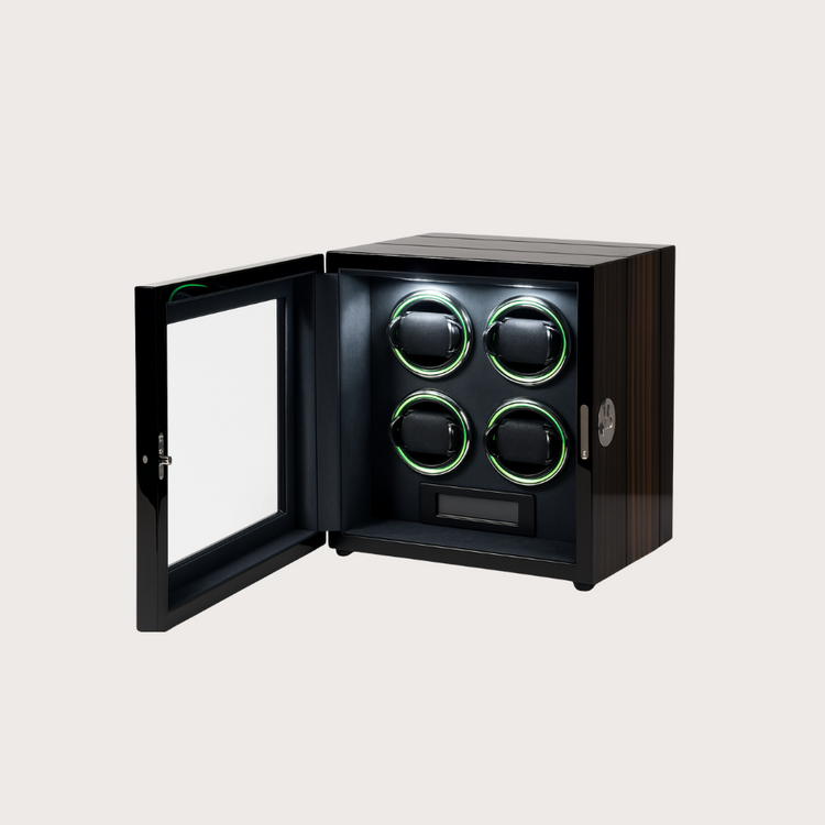 Zivanche LT-2604BMA-FP Luxury Automatic Watch Winder for 4 Watches