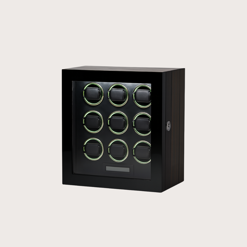Zivanche LT-2609BHB-FP Watch Winder with Fingerprint Lock Register