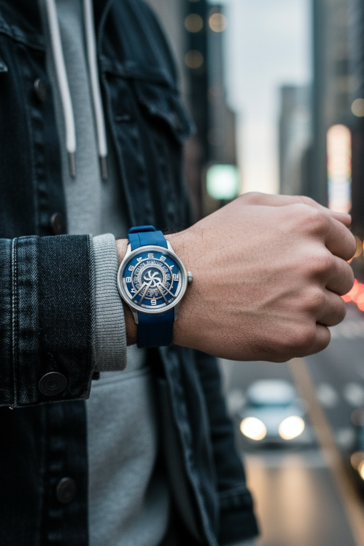 Chrono Turbine Blue | Multi-Ring Precision Edition - (41018901)