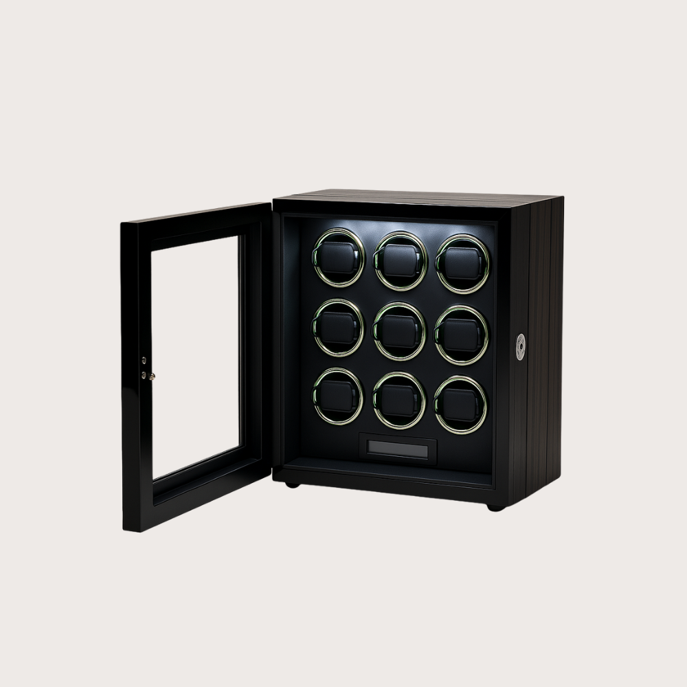 Zivanche LT-2609BHB-FP Watch Winder with Fingerprint Lock Register