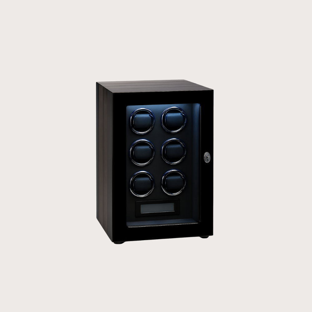 Zivanche LT-2606BMA-FP Luxury Automatic Watch Winder for 6 Watches