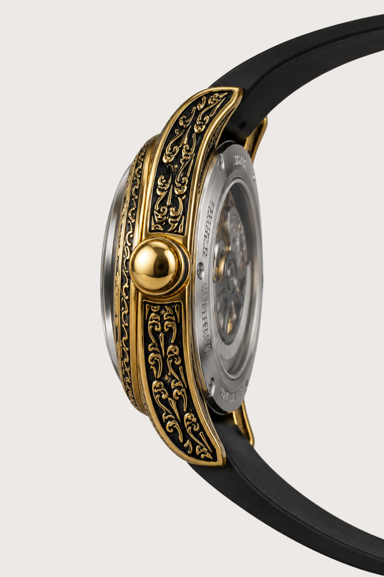 The Gilded Emperor Skeleton Automatic Watch
