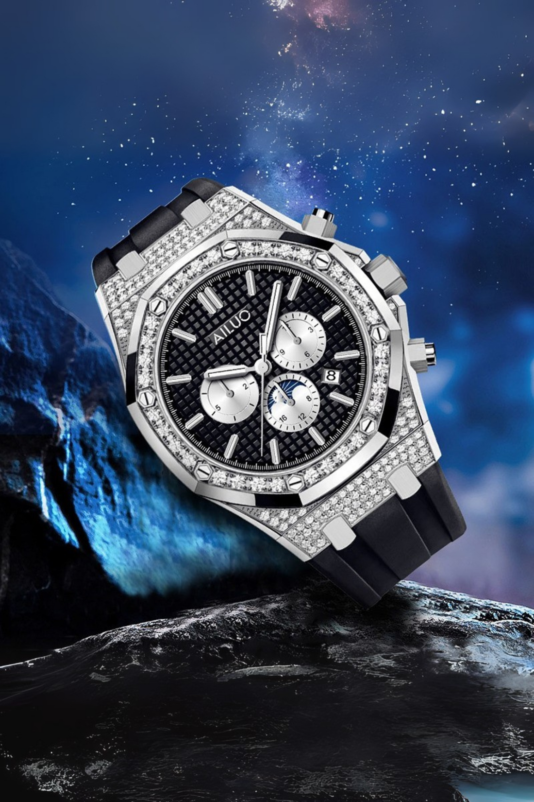 Men's Watch G6609 Black Automatic Mechanical Watch