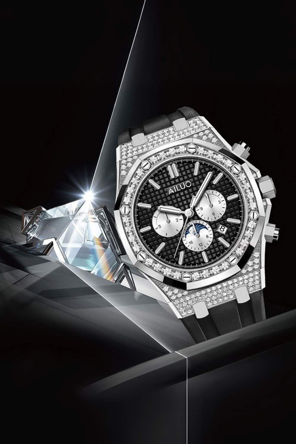 Men's Watch G6609 Black Automatic Mechanical Watch