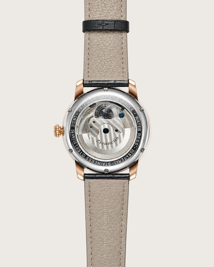 PandaVerse | Nature-Inspired Rose Gold Black | Fully Automatic Watch (42637478)