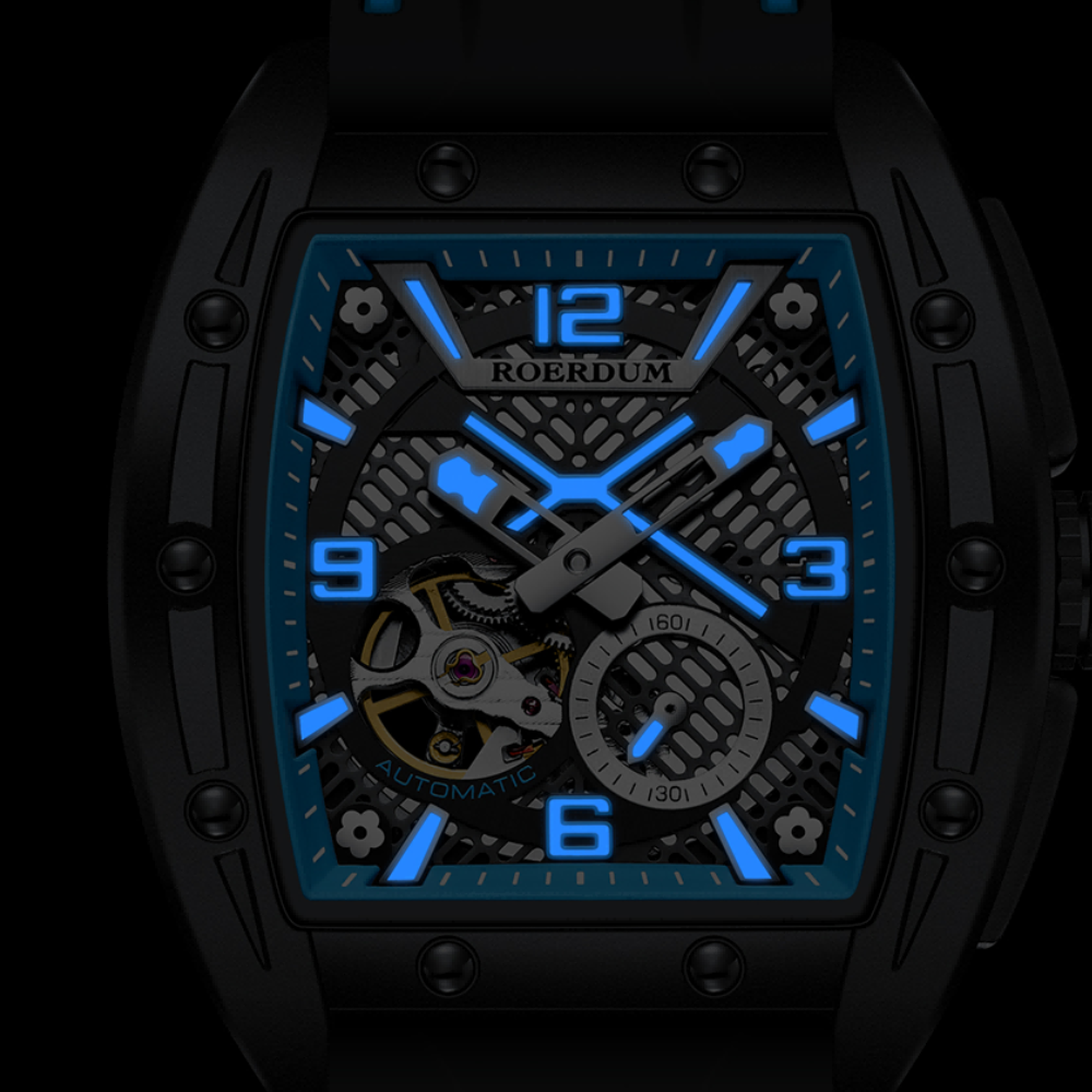 Windstorm | Black Blue Fully Automatic Watch| A Roerdum Edition