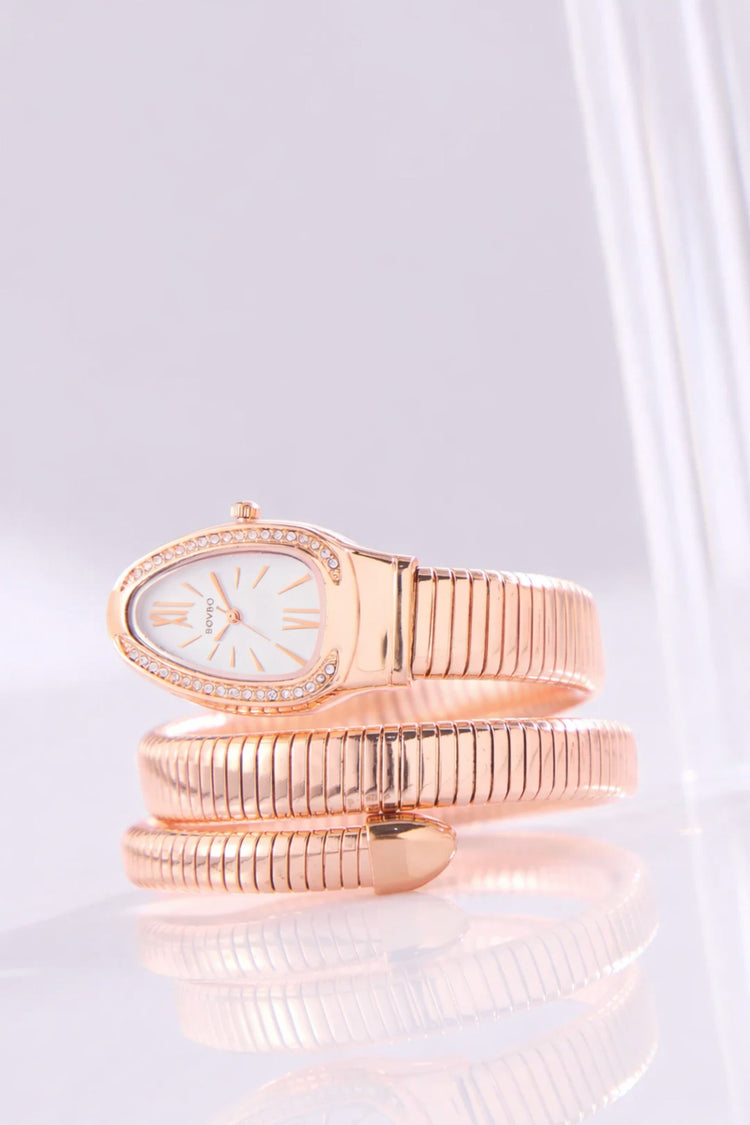Le Serpent | Rose Gold White Serpenti Watch | A Bovbo Edition Watch - (42153772)