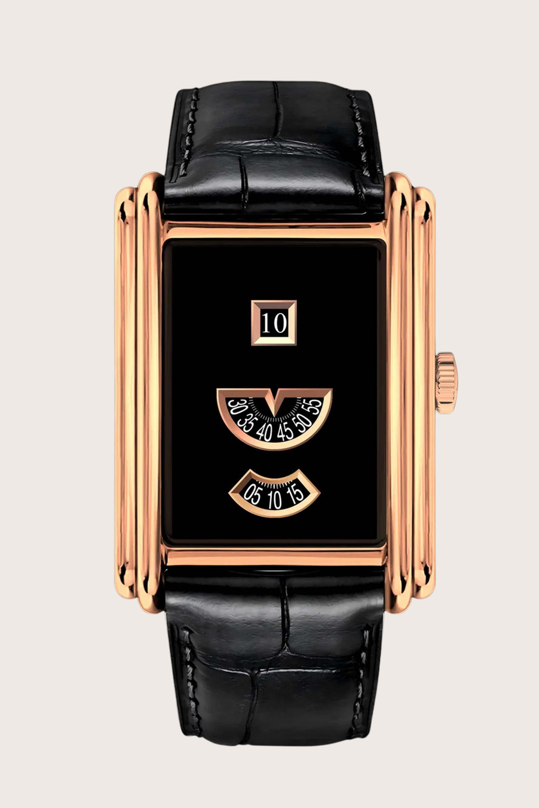Retro Golden Sapphire Dial Time Gallery - Limited Edition Watch