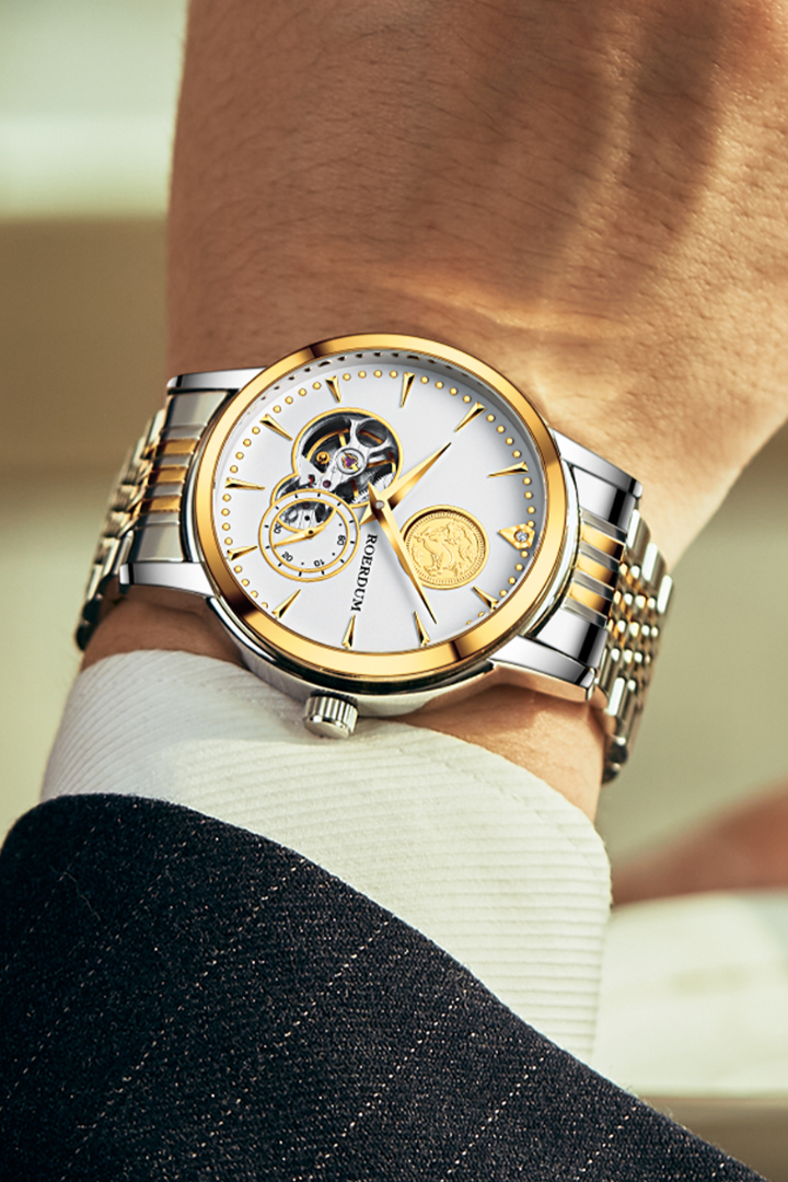 Kirin | Silver Golden Fully Automatic Watch | A Roerdum Edition