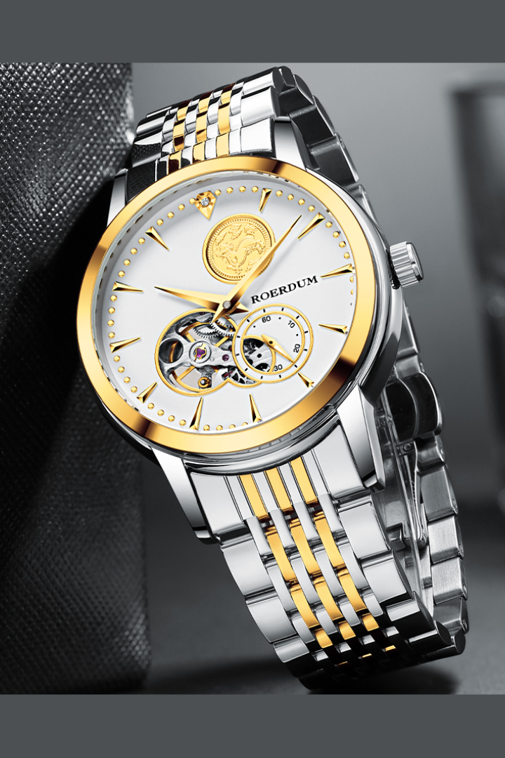 Kirin | Silver Golden Fully Automatic Watch | A Roerdum Edition