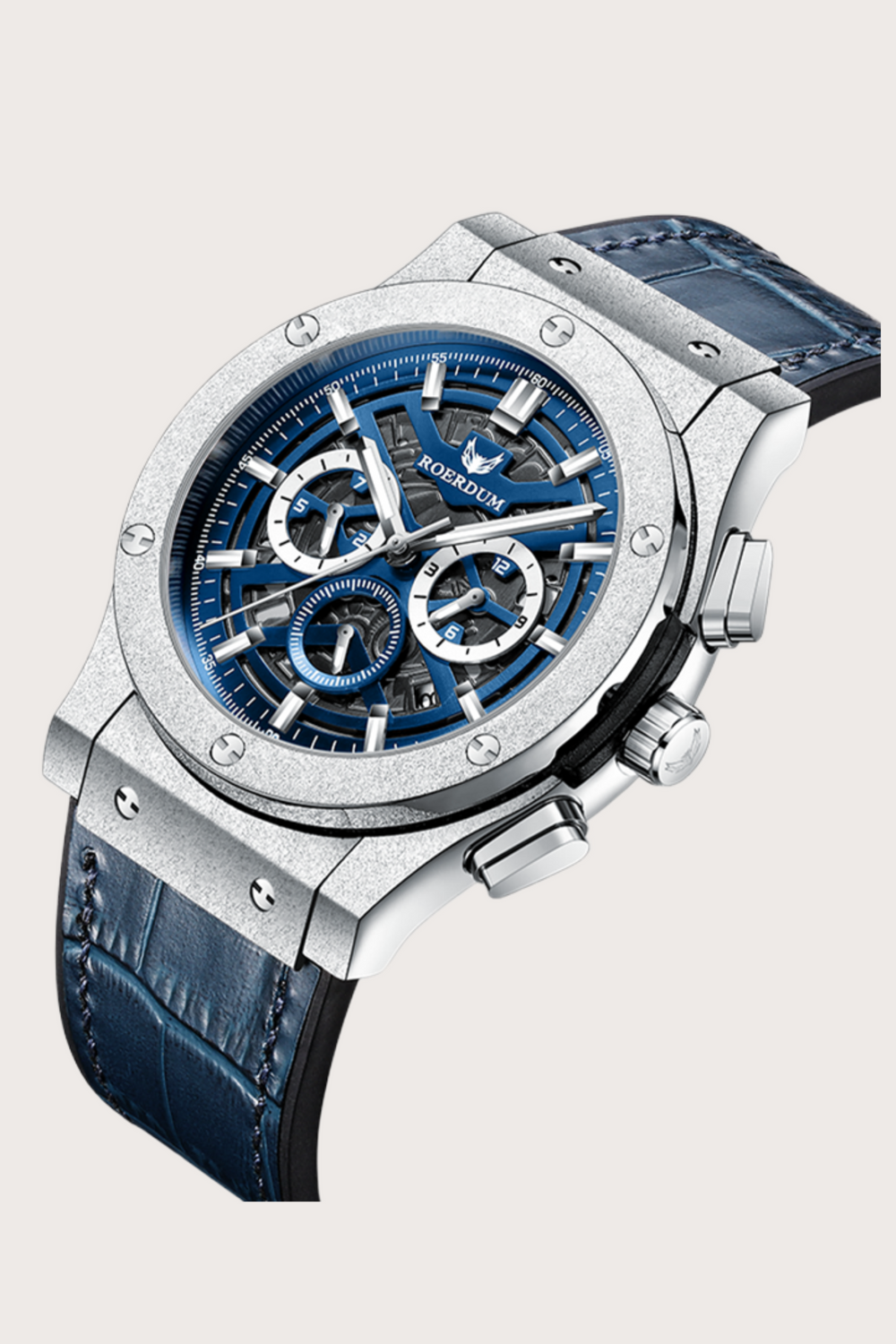 Frost Golden Warrior| Dark Blue Fully Automatic Watch| A Roerdum Edition