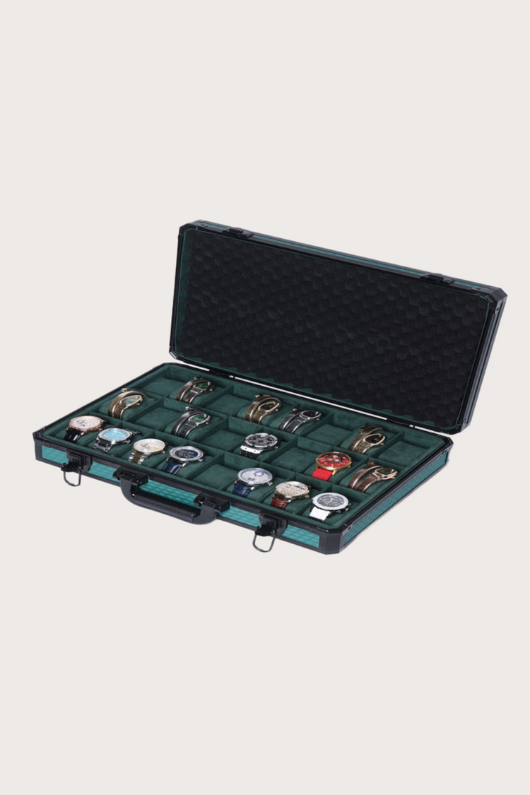 Luxury Watch Case - 24 PCS WATCH SUITCASE