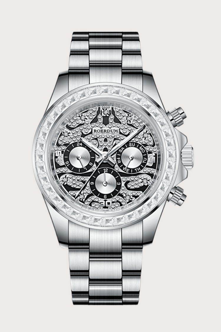Tiger Daytona | Silver Fully Automatic Watch| A  Roerdum Edition - (ZIVROTGDTSLV0105)