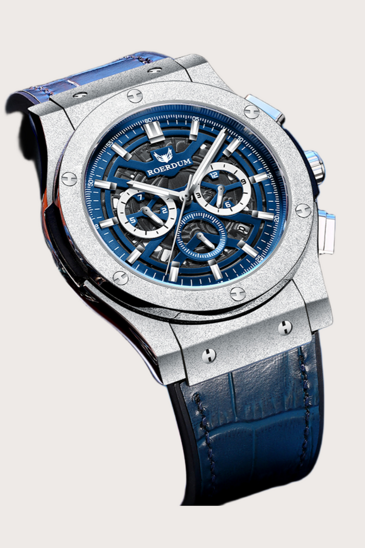 Frost Golden Warrior| Dark Blue Fully Automatic Watch| A Roerdum Edition