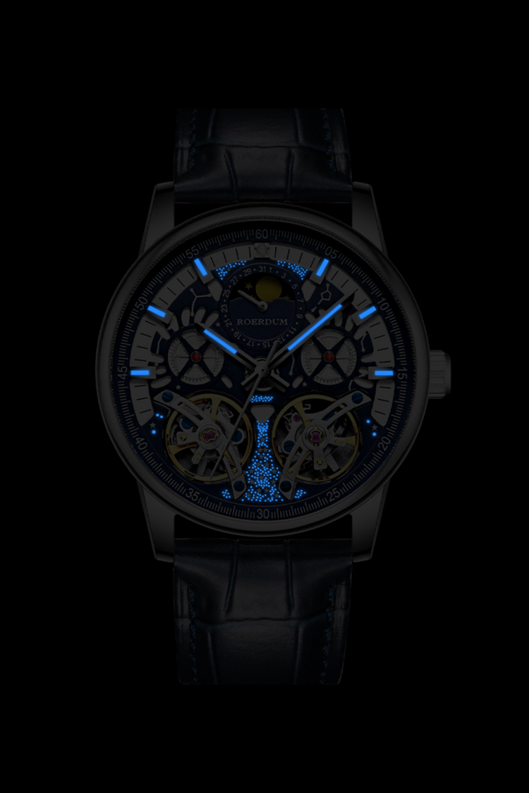 The Big Dipper-Dual Mass Flywheel| Dark Blue Fully Automatic Watch | A  Roerdum Edition