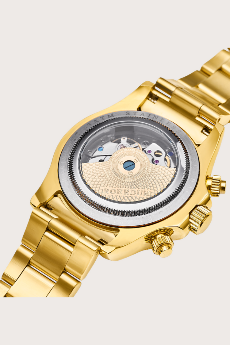 Tiger Daytona| Golden Black Fully Automatic Watch | A Roerdum Edition - (39907731)