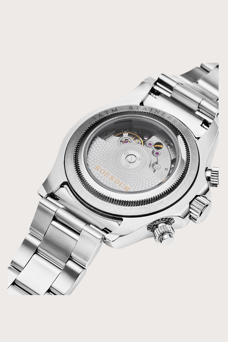 Tiger Daytona | Silver Fully Automatic Watch| A  Roerdum Edition - (ZIVROTGDTSLV0105)