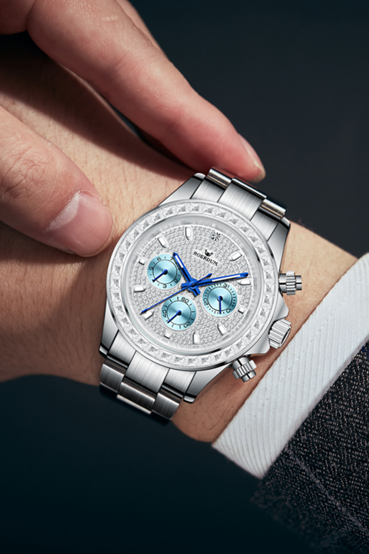 Ice Daytona I Silver Fully Automatic Watch| A Roerdum Edition - (41070734)