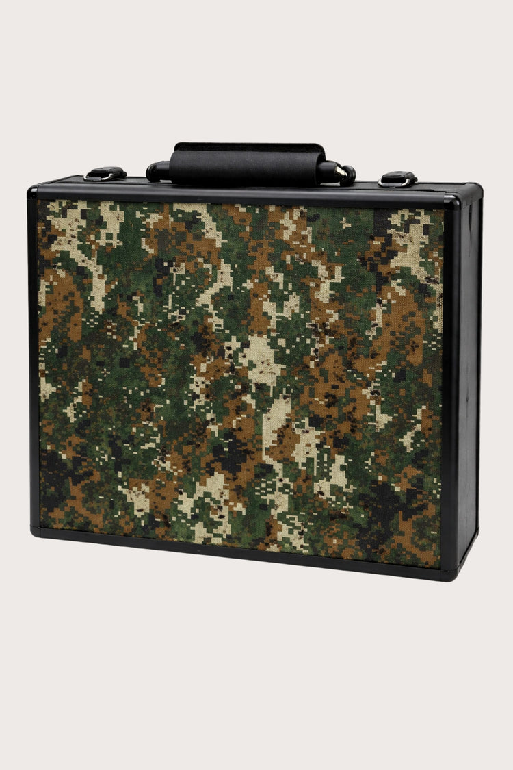 Luxury Watch Case - 15 SLOTS ARMY GREEN WATCH SUITCASE
