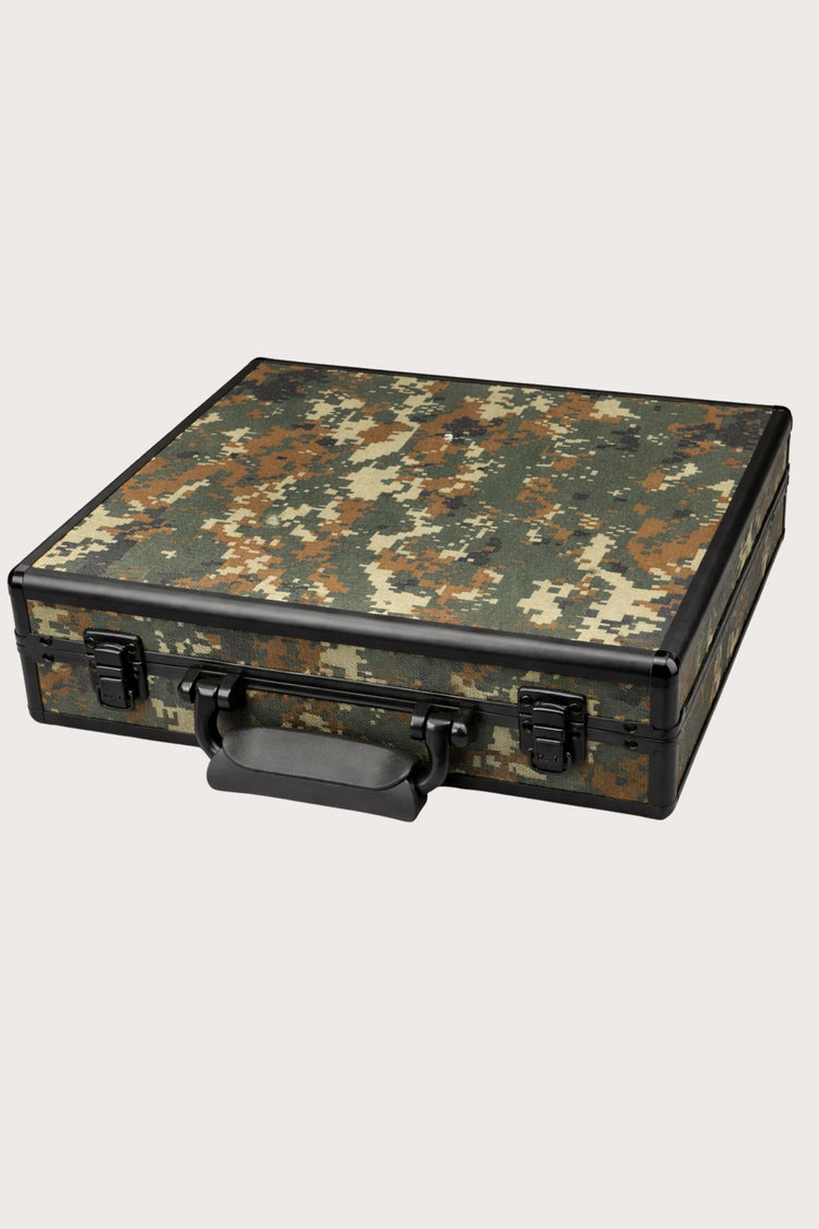 Luxury Watch Case - 15 SLOTS ARMY GREEN WATCH SUITCASE