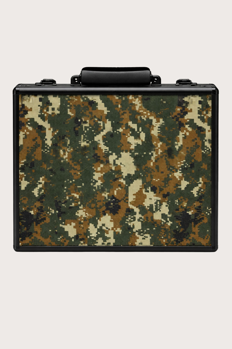 Luxury Watch Case - 15 SLOTS ARMY GREEN WATCH SUITCASE