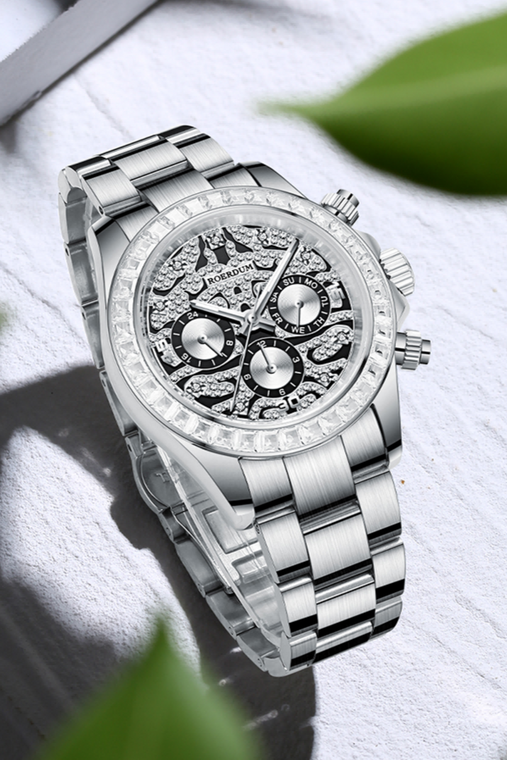 Tiger Daytona | Silver Fully Automatic Watch| A  Roerdum Edition - (ZIVROTGDTSLV0105)