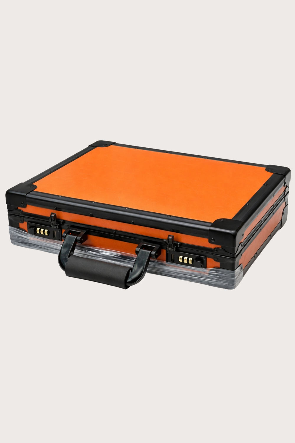 Luxury Watch Case - 24 SLOT ORANGE WATCH SUITCASE