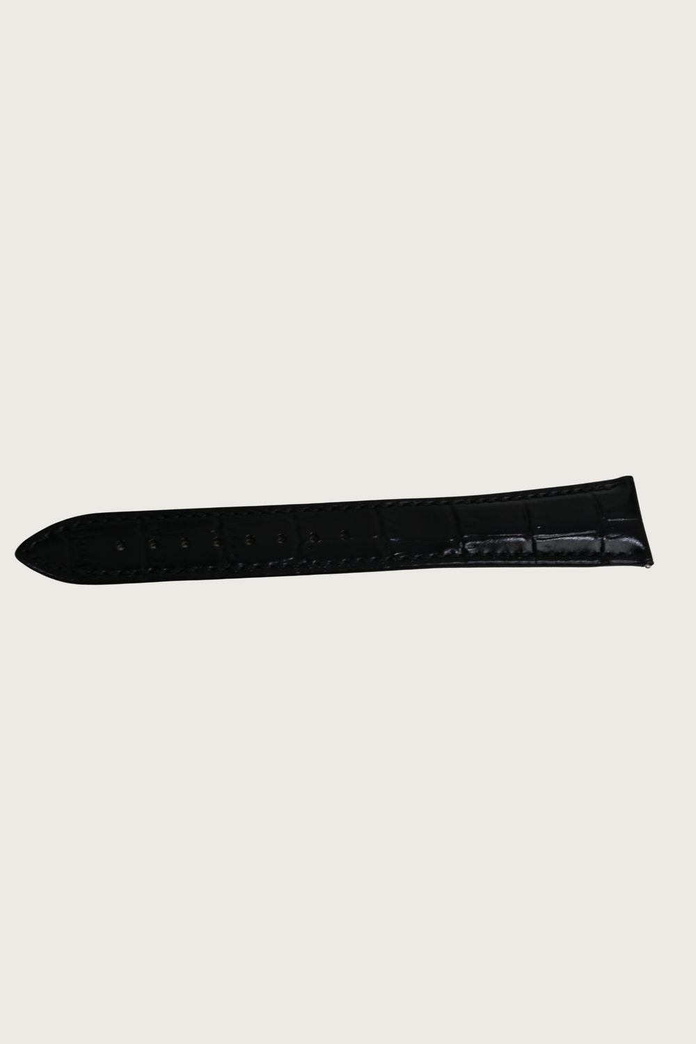 Zivanche |Black Strap with Silver Folding Clasp