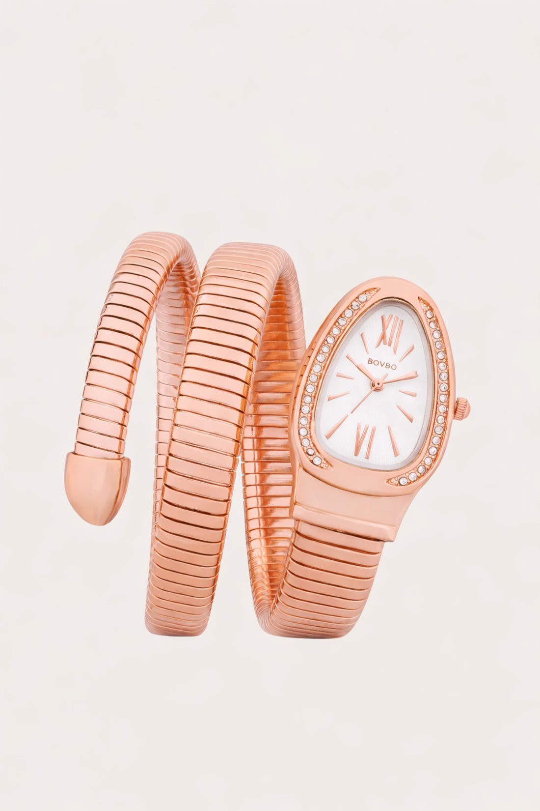 Le Serpent | Rose Gold White Serpenti Watch | A Bovbo Edition Watch - (42153772)