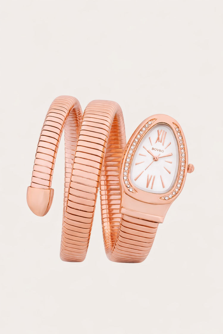 Le Serpent | Rose Gold White Serpenti Watch | A Bovbo Edition Watch - (42153772)