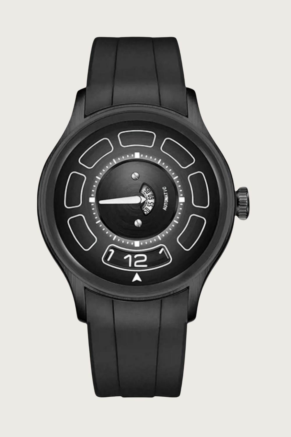 Racing Dashboard Luxury Black Mechanical Watch