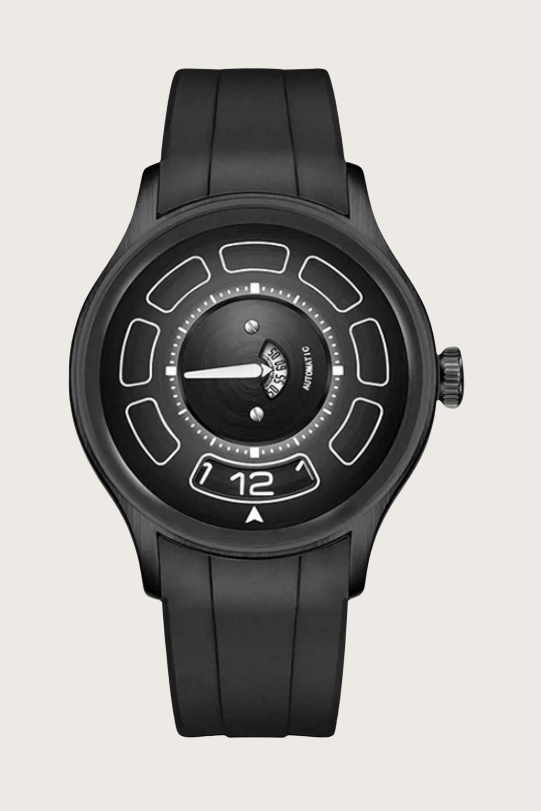 Racing Dashboard Luxury Black Mechanical Watch