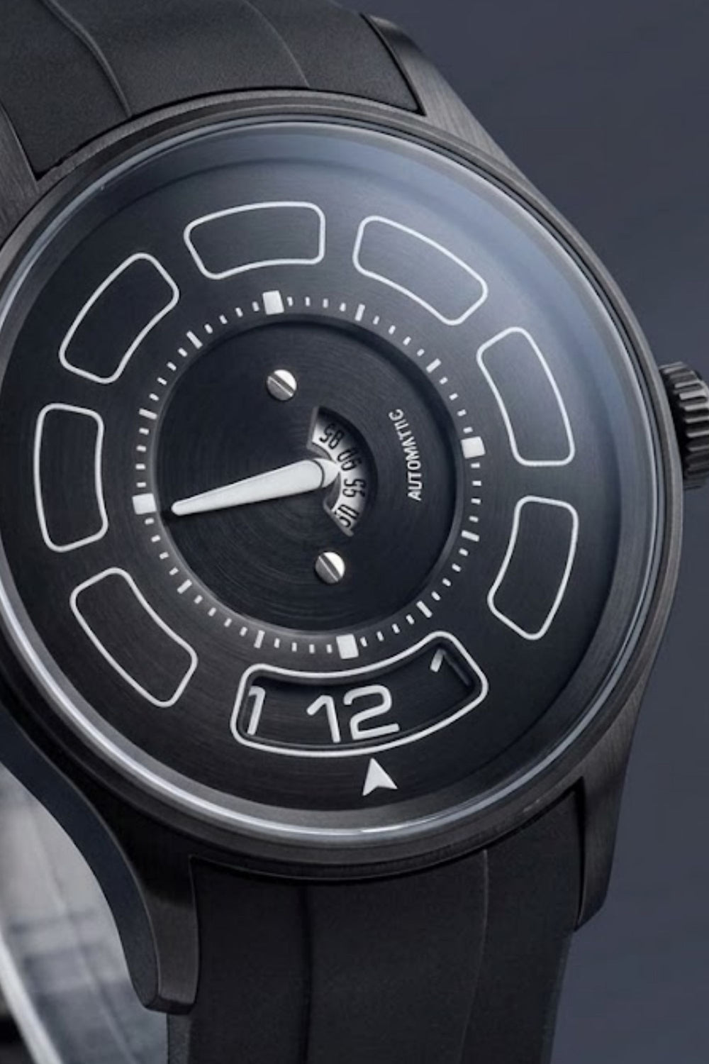 Racing Dashboard Luxury Black Mechanical Watch