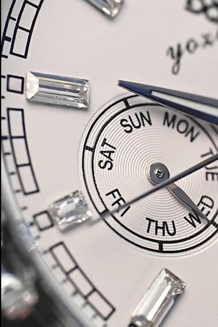 Yozudni Royale Chronograph Diamond Bezel Watch