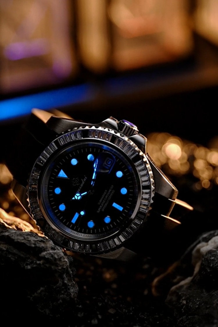 Yozudni Submariner Diamond Bezel Sport Watch