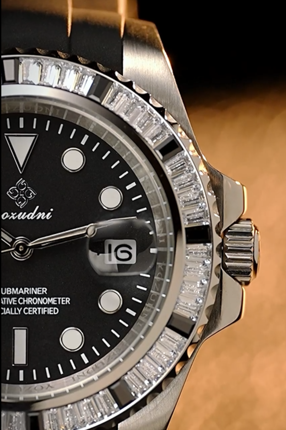 Yozudni Submariner Diamond Bezel Sport Watch