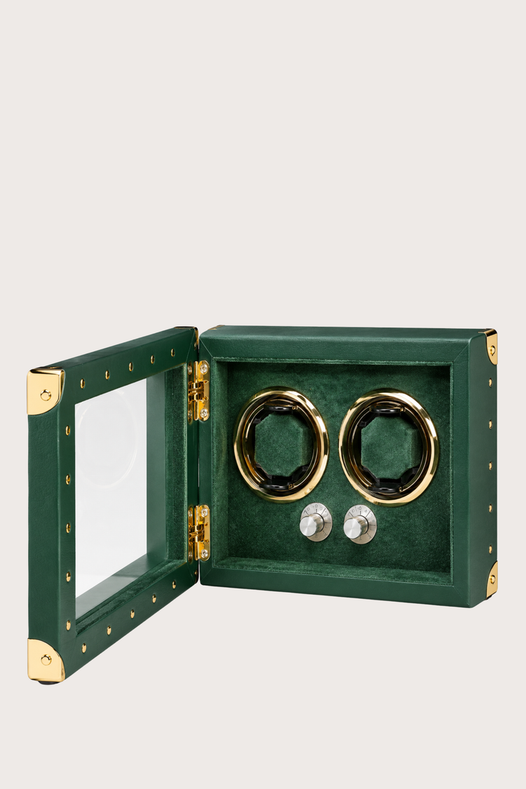 Zivanche Green Golden 2 Slot Watch Winder
