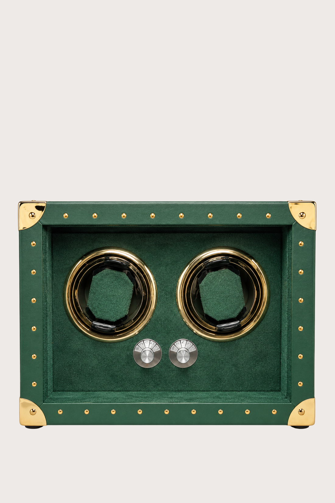 Zivanche Green Golden 2 Slot Watch Winder