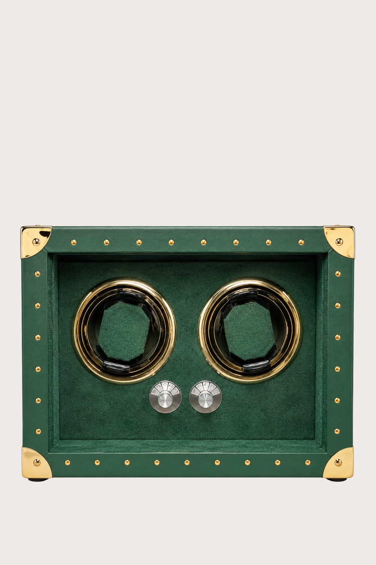 Zivanche Green Golden 2 Slot Watch Winder