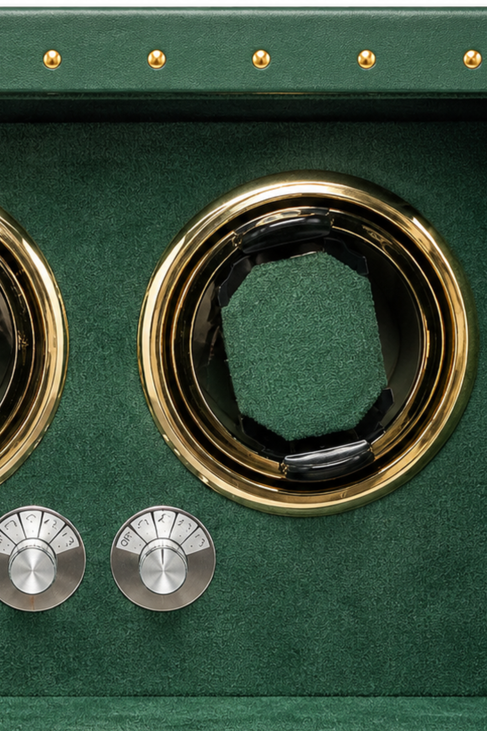 Zivanche Green Golden 2 Slot Watch Winder
