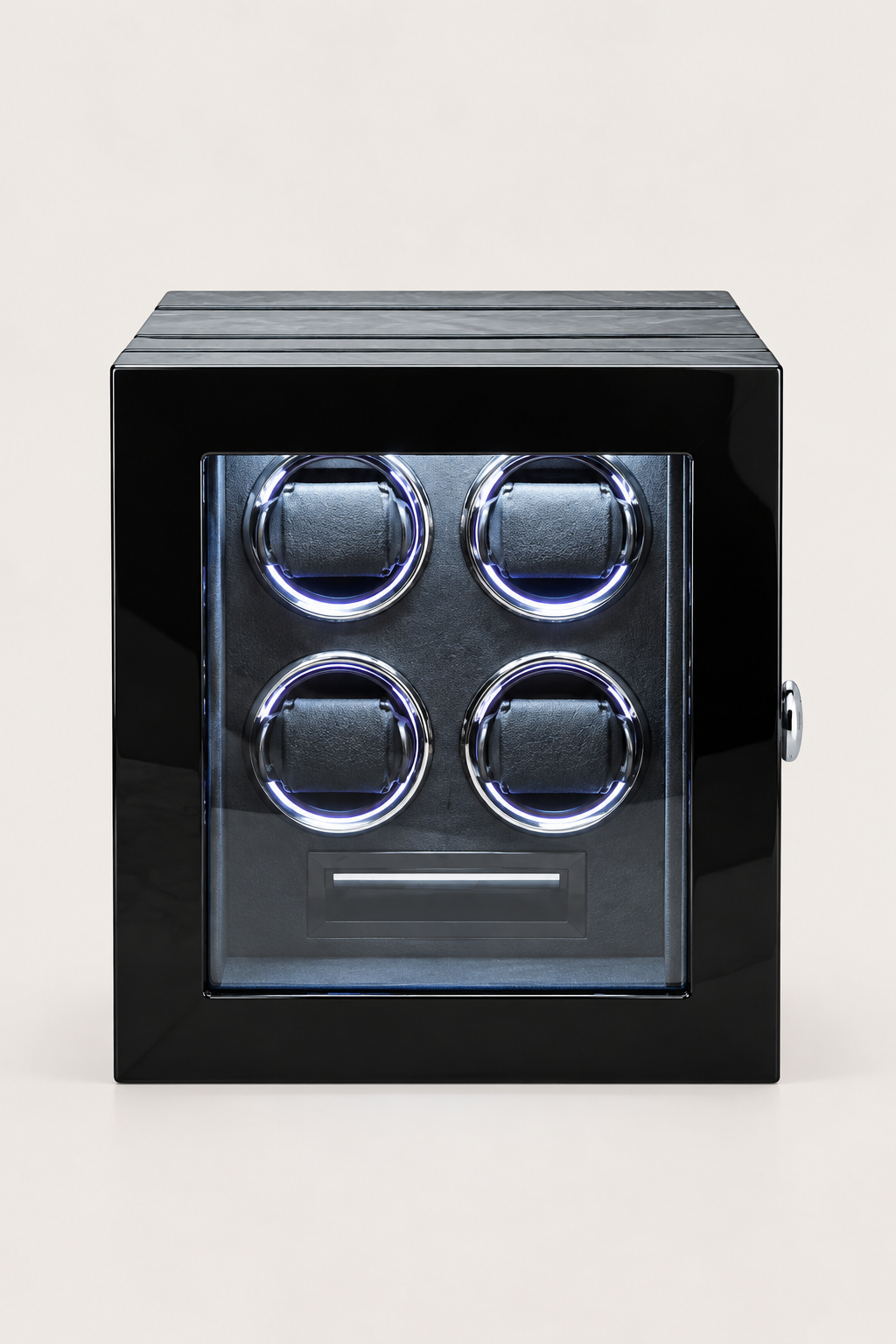 Zivanche LT-2604BHB-FP Luxury Automatic Watch Winder for 4 Watches