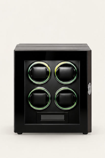 Zivanche LT-2604BMA-FP Luxury Automatic Watch Winder for 4 Watches